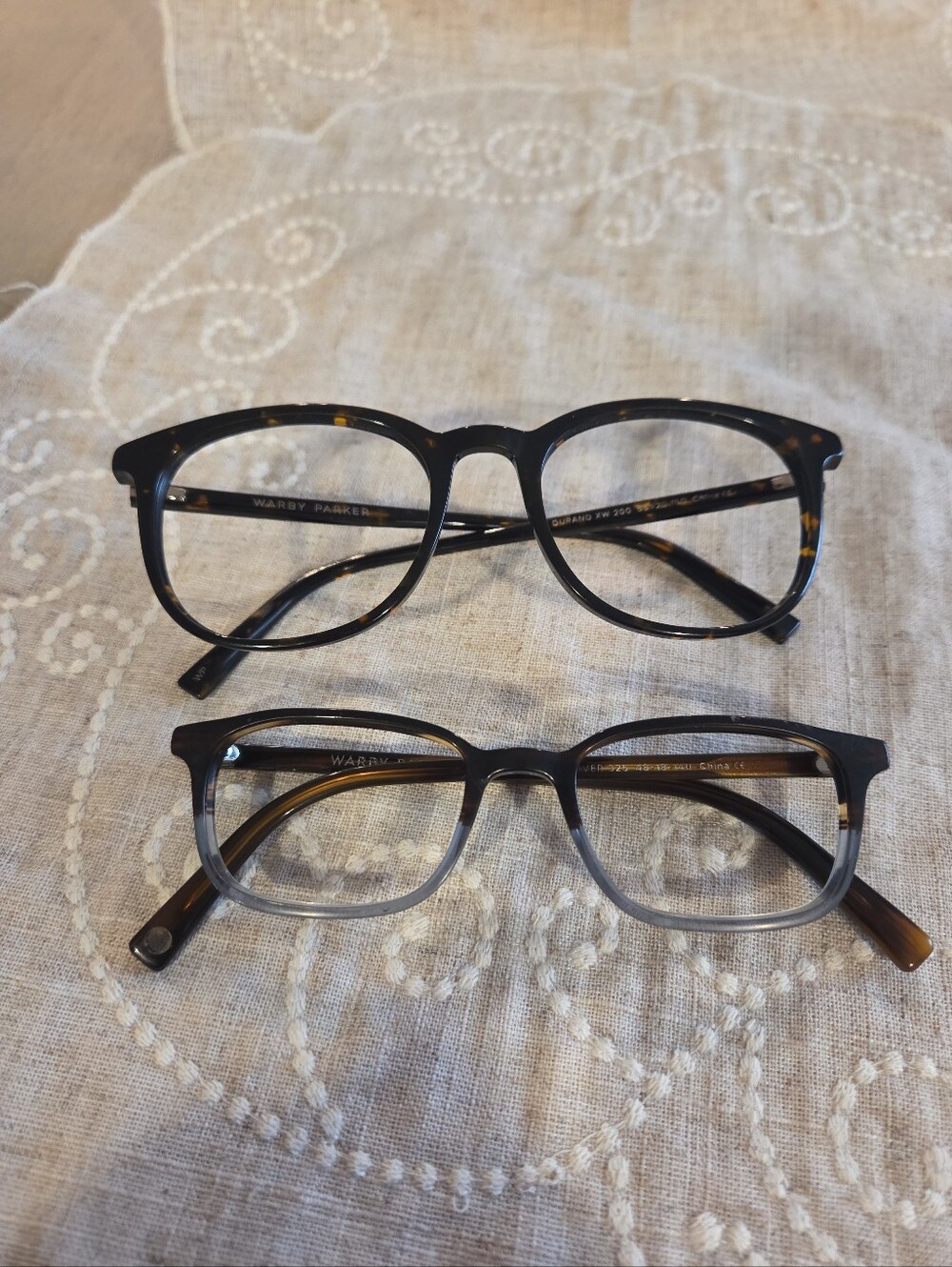Lot 2 Warby Parker Eyeglass Frames